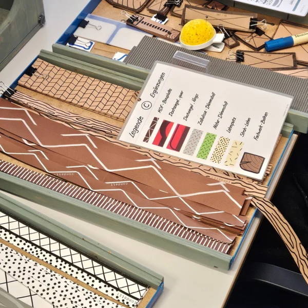 Aufnahme aus dem Workshop mit einer kleinen Auswahl an Material