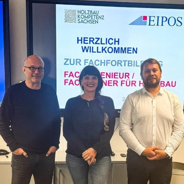 Gruppenbild der Prüfer für den Holzbau